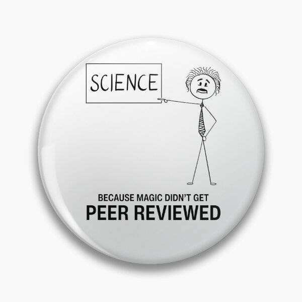 Artikelvorschau, Science - Because Magic Didn’t Get Peer Reviewed | Funny Science Stick Figure Humor entworfen und verkauft von GiggleShift.