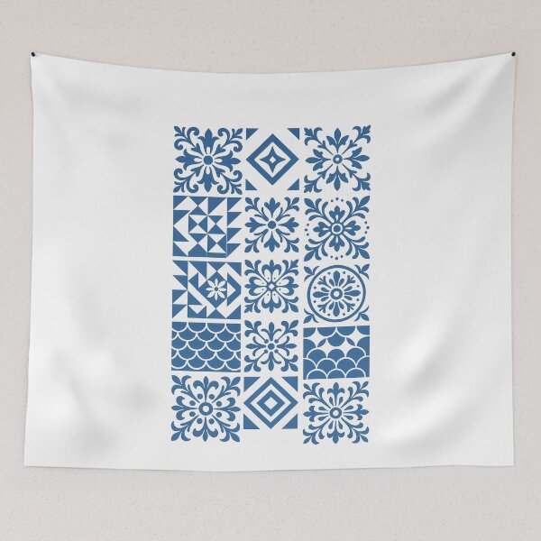 Item preview, Azulejo Inspired Blue & White Decorative Patterns designed and sold by k3rstman1.
