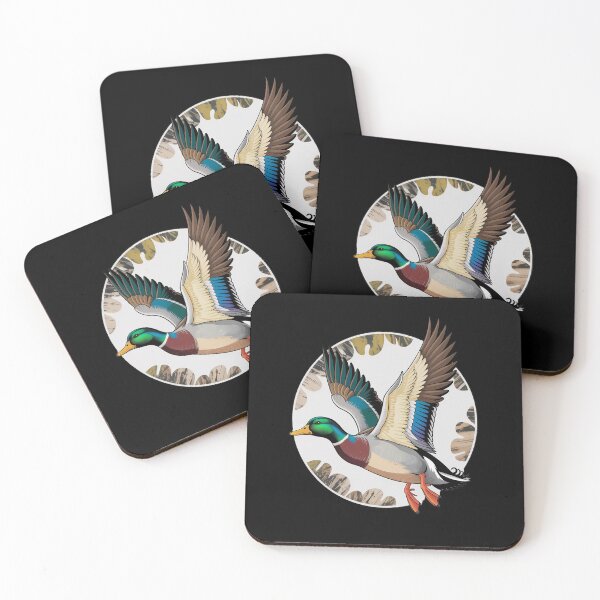 Item preview, Camo Flying Mallard Bird Hello Hunting Season designed and sold by ticlitule.