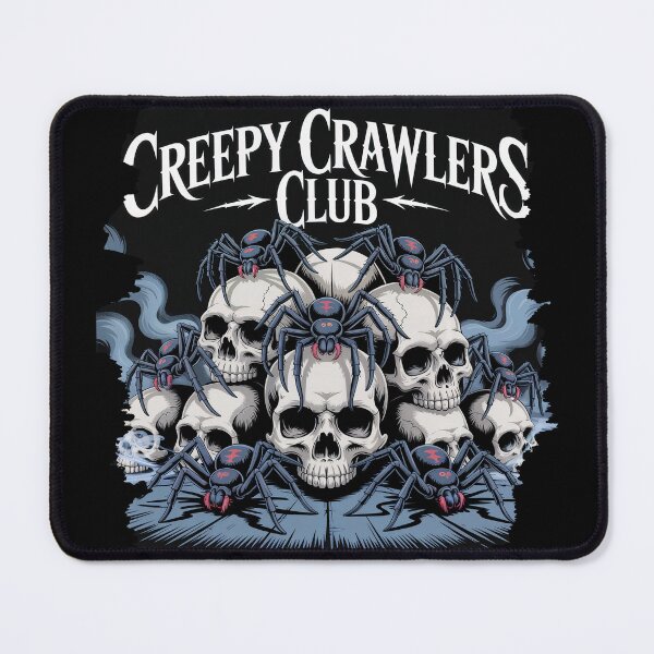 Item preview, Gothic Skull Spiders Creepy Crawlers Club designed and sold by T-ShirtArtTom.