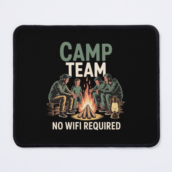 Item preview, Camp Team No WiFi Required Family Reunion Graphic designed and sold by ticlitule.