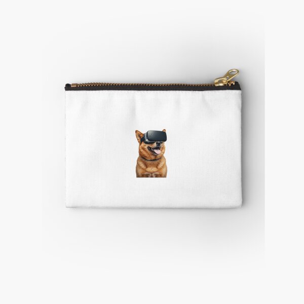 Item preview, Dog Wearing VR Headset – Funny Virtual Reality Puppy Illustration designed and sold by PixelVibe782.