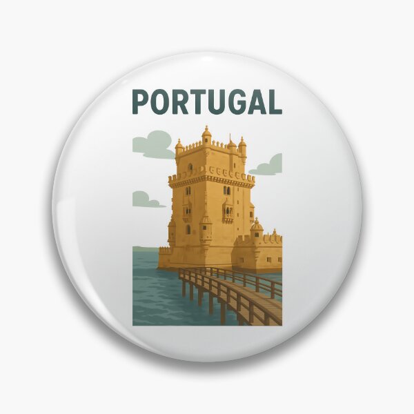 Item preview, Belém Tower Portugal Vintage Travel Poster Art designed and sold by k3rstman1.