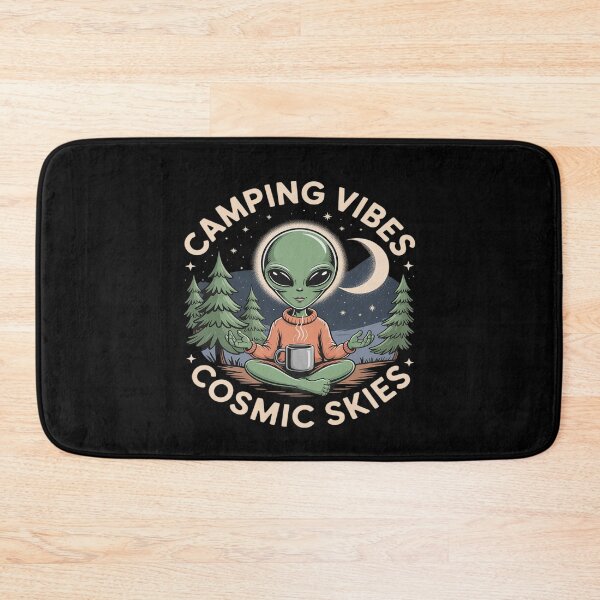 Item preview, Camping Vibes & Cosmic Skies Alien Coffee designed and sold by ticlitule.