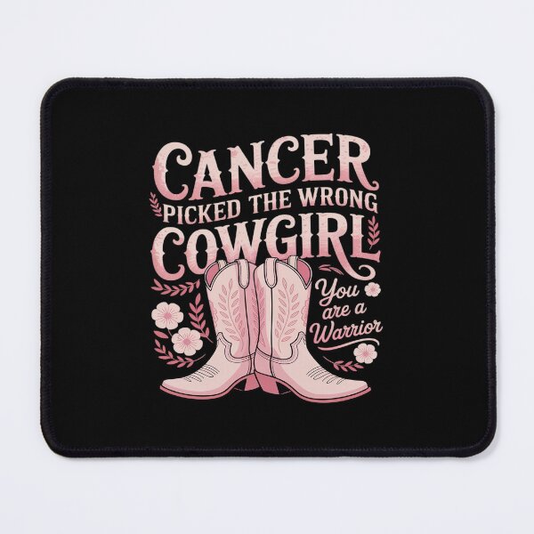 Item preview, Cancer Picked The Wrong Cowgirl You are a Warrior designed and sold by ticlitule.