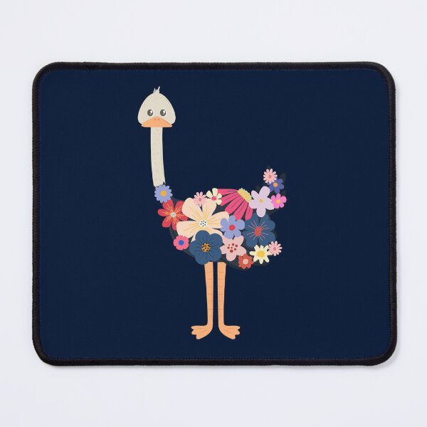 Item preview, Floral Emu designed and sold by AnulaArt.