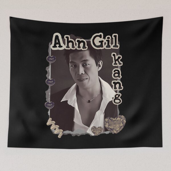 Item preview,  Ahn Gil-Kang () Kpop Solo Artist Scrapbook Collage Cozy Y2K Vintage Design designed and sold by MaggieMarion.