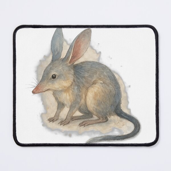 Item preview, Australian wildlife Greater Bilby Watercolour designed and sold by Jaruart.