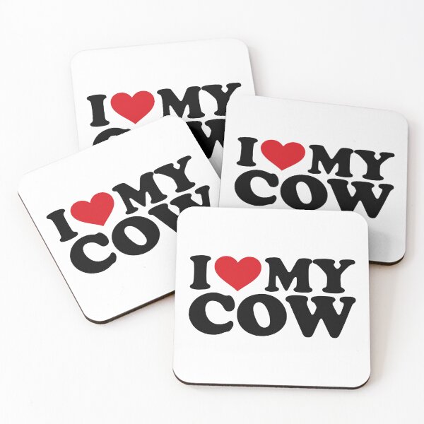 Item preview, I ❤️ My Cow – Cute Farm Animal Design designed and sold by EmeraldeaArt.