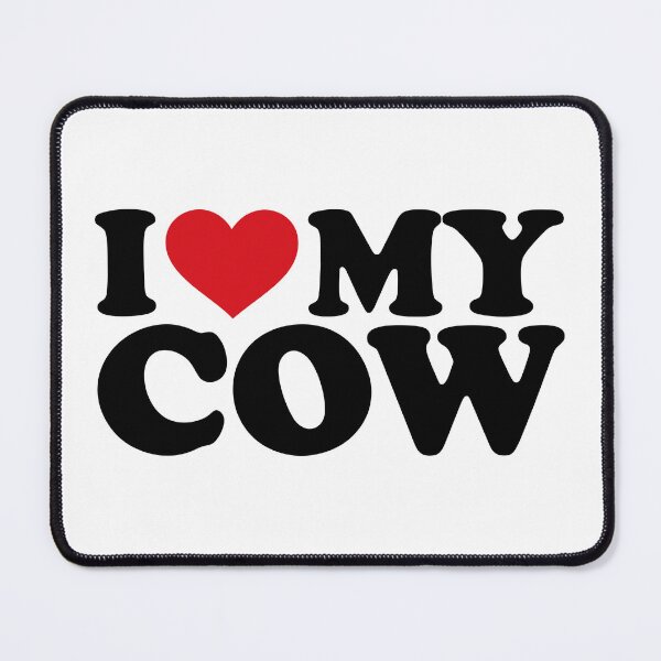 Item preview, I ❤️ My Cow – Cute Farm Animal Design designed and sold by EmeraldeaArt.