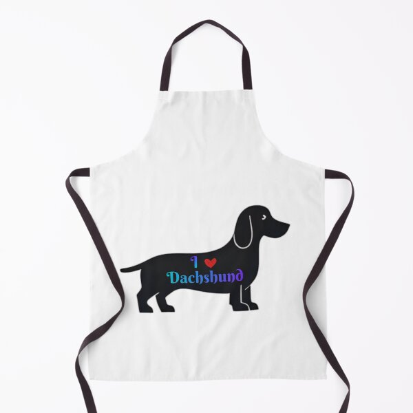 Item preview, I Love Dachshund – Cute Wiener Dog Silhouette Design designed and sold by Kavya Art.
