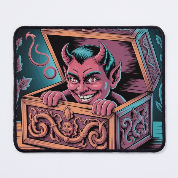 Item preview, Мischievous devil in tobacco box. designed and sold by Lilashakti ⭐️ ⭐️ ⭐️ ⭐️ ⭐️.