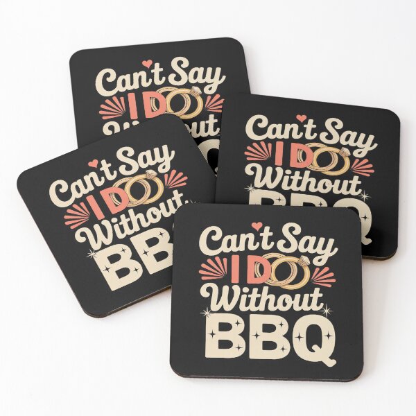 Item preview, Can't Say I Do Without BBQ Barbecue Wedding Proposal designed and sold by ticlitule.