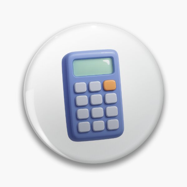 Item preview, Calculator icon for back to school, isolated on transparent background, AI generated designed and sold by dvoevnore.