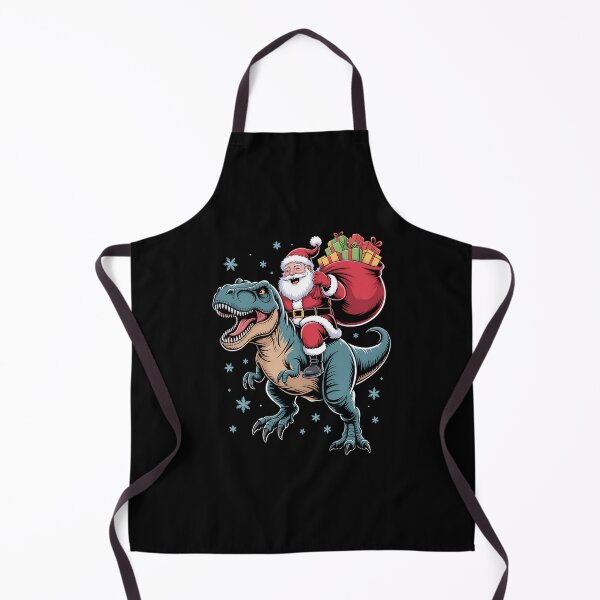 Item preview, Dinosaur T rex Christmas Santa Xmas Squad designed and sold by CookWorldLaughs.