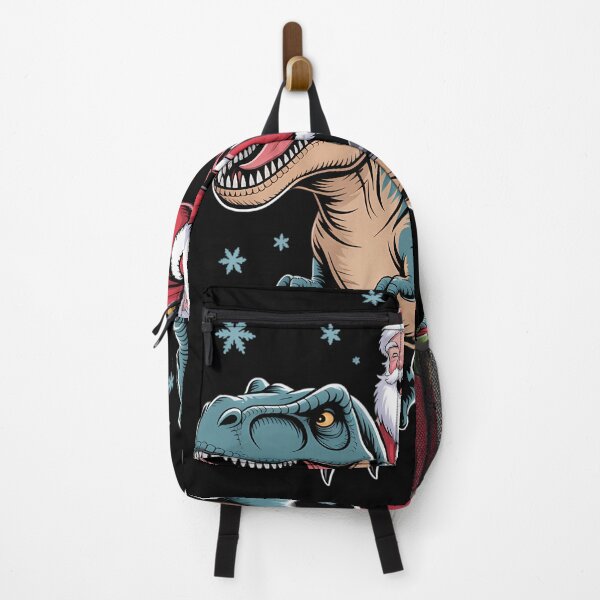 Item preview, Dinosaur T rex Christmas Santa Xmas Squad designed and sold by CookWorldLaughs.