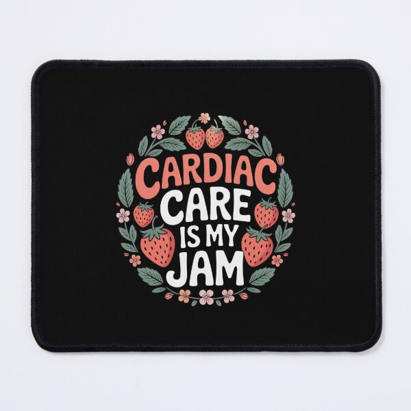 Item preview, Cardiac Care is My Jam Cardiac Nurse Straweberry designed and sold by BiellaSar.