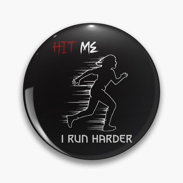 Item preview, Hit me, I run harder - For black backgrounds designed and sold by SpicyChimera.