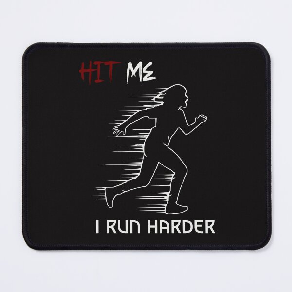 Item preview, Hit me, I run harder - For black backgrounds designed and sold by SpicyChimera.