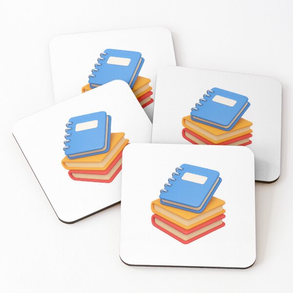Item preview, Back to school stack of colorful notebooks, isolated with transparent background, AI generated designed and sold by dvoevnore.
