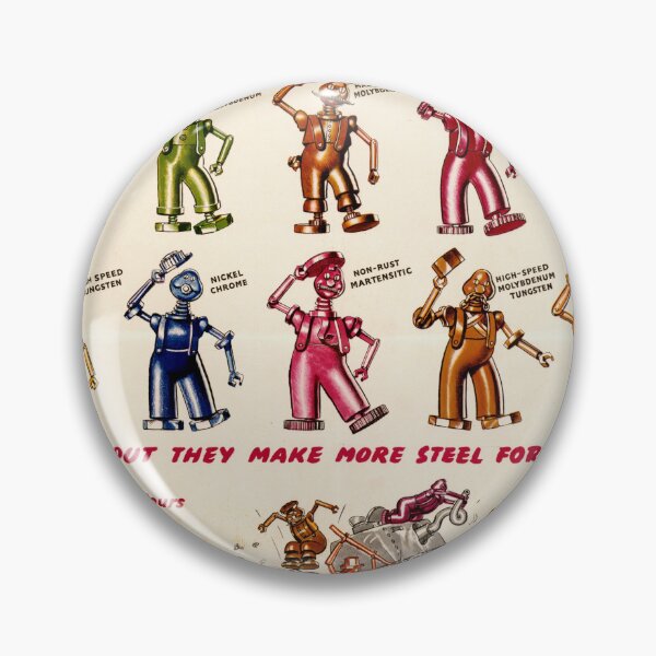Item preview, Vintage WWII Propaganda Poster | Steel Scrap Sorting | Gremlins Mischief | British War Effort | Iron & Steel Control Art designed and sold by artofuniverse.