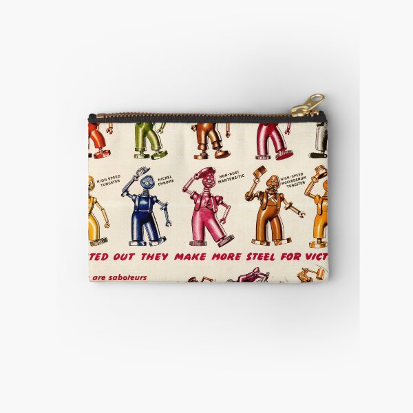 Item preview, Vintage WWII Propaganda Poster | Steel Scrap Sorting | Gremlins Mischief | British War Effort | Iron & Steel Control Art designed and sold by artofuniverse.