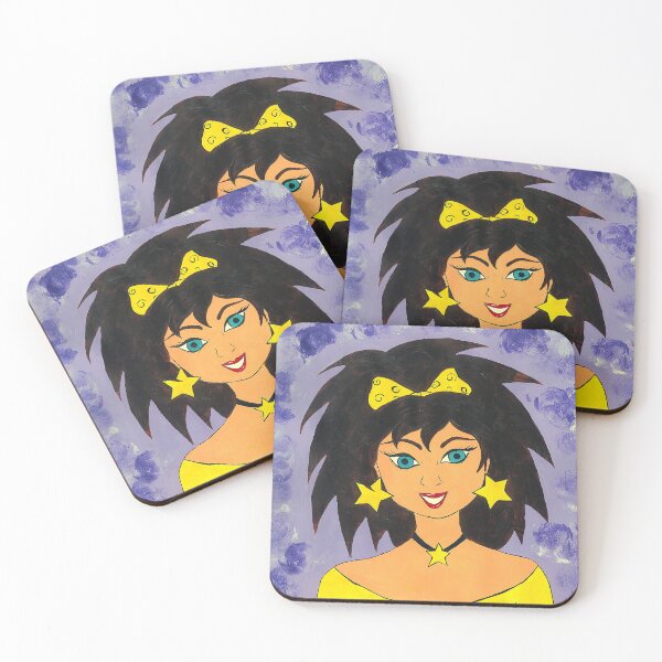 Item preview, Girl with the stars designed and sold by Dina R. Art.