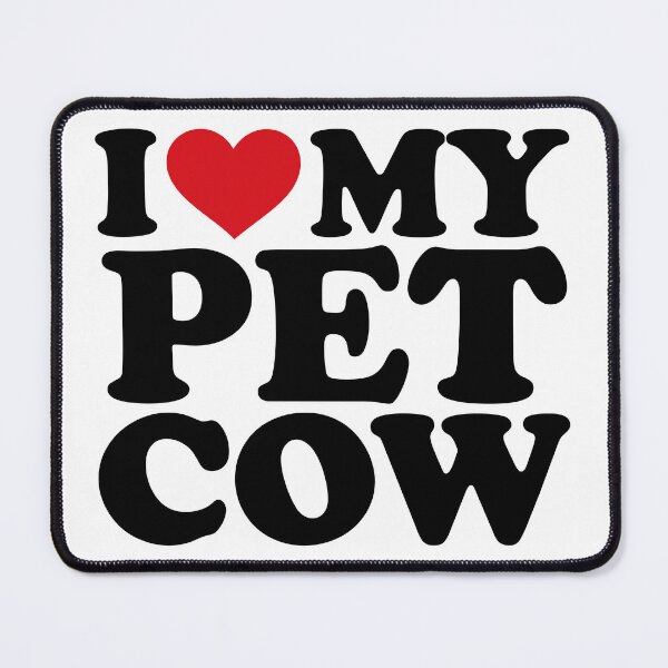 Item preview, I ❤️ My Pet Cow – Cute Farm Animal Lover Design designed and sold by EmeraldeaArt.