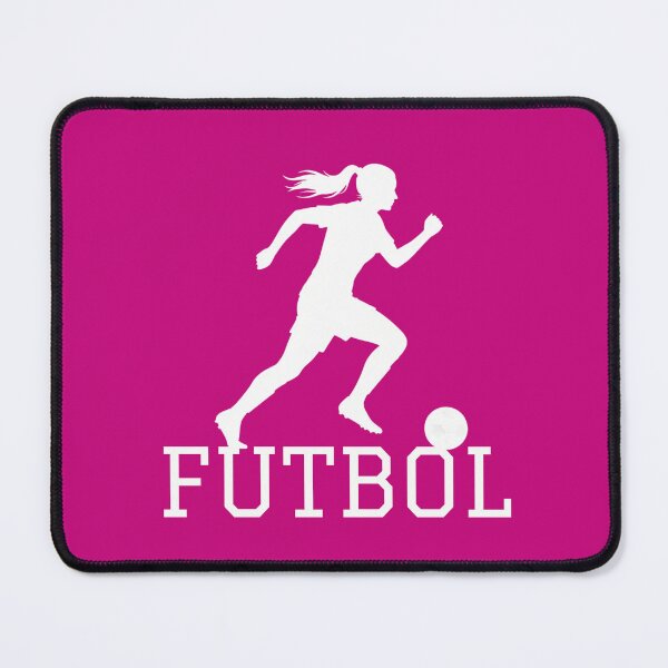 Item preview, Women's Soccer - Silhouette of a Running Soccer Player - Female Player with Ball designed and sold by DibuHumor.