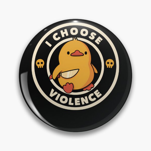 Item preview, I Choose Violence Funny Duck By Tobe Fonseca designed and sold by BinneyKassidy.
