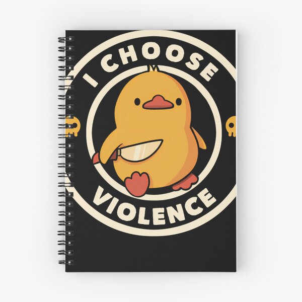Item preview, I Choose Violence Funny Duck By Tobe Fonseca designed and sold by BinneyKassidy.