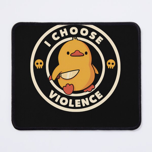 Item preview, I Choose Violence Funny Duck By Tobe Fonseca designed and sold by BinneyKassidy.