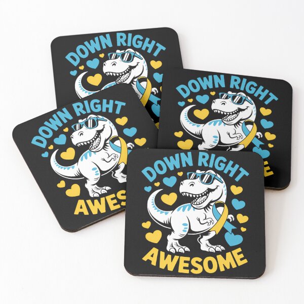 Item preview, Down Syndrome Awareness Cute T rex designed and sold by CookWorldLaughs.