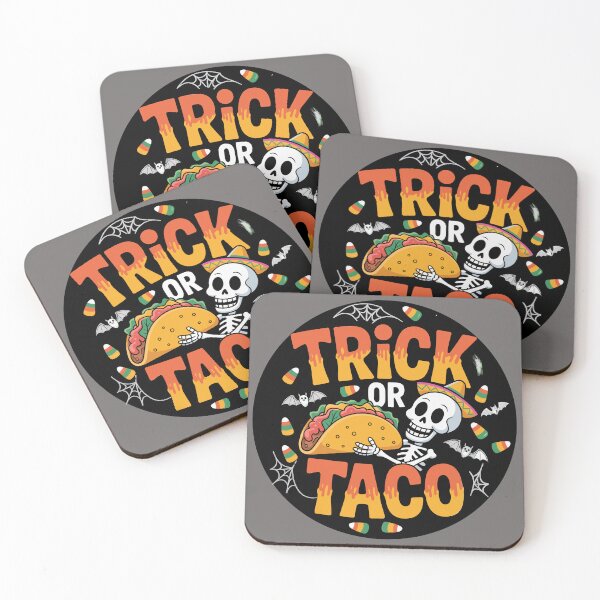 Item preview, Ghoulish Grab-and-Go: This fun and vibrant T-shirt design skeletal figure offers a taco dripping with crimson salsa. For the Halloween Festive Season designed and sold by Grang Art Artistic Designs.