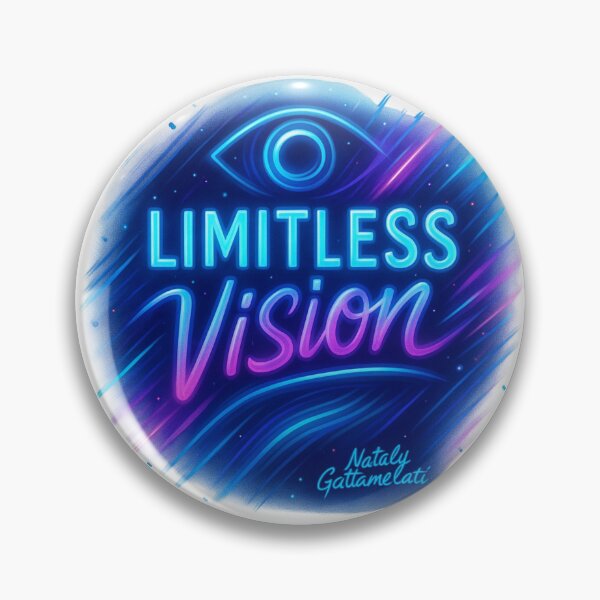 Item preview, Limitless Vision – Futuristic Neon Cosmic Art designed and sold by natalygattamelati.
