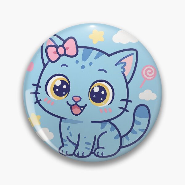 Artikelvorschau, Derpy Tiger inspirierte Pastellkatze entworfen und verkauft von dilarasworld.