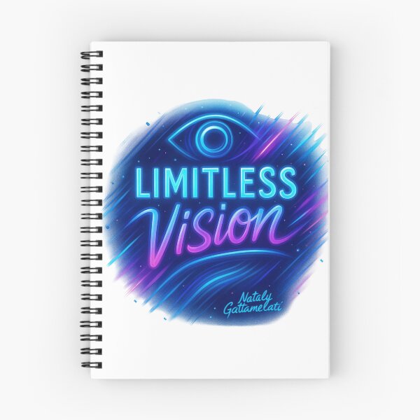Item preview, Limitless Vision – Futuristic Neon Cosmic Art designed and sold by natalygattamelati.