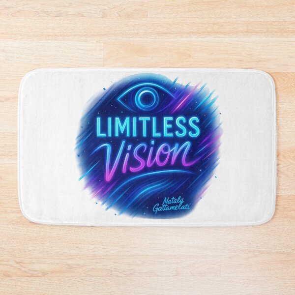 Item preview, Limitless Vision – Futuristic Neon Cosmic Art designed and sold by natalygattamelati.