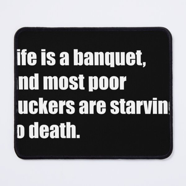 Item preview, Life Is A Banquet designed and sold by GabrielJean.