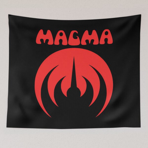 Item preview, Símbolo de banda de magma con texto designed and sold by DAWOLSEN.