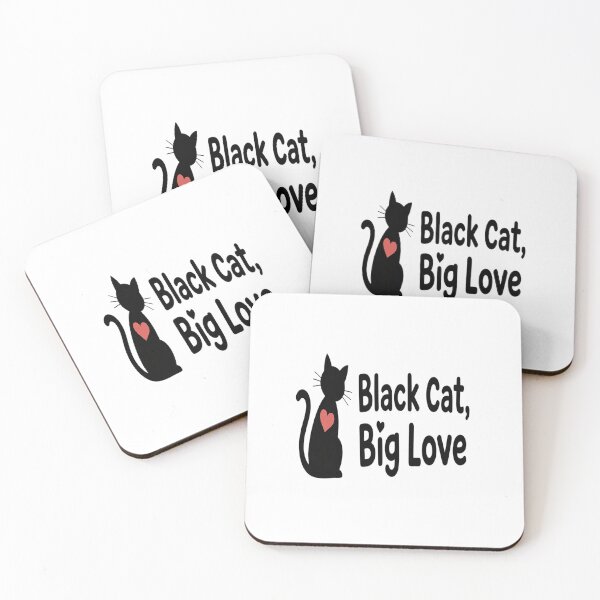 Item preview, Cat Adoption, Black Cat, Big Love, for Rescue Cat Lovers designed and sold by BiellaSar.
