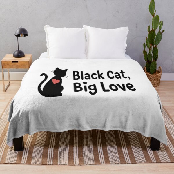 Item preview, Cat Adoption, Black Cat, Big Love, for Rescue Cat Lovers designed and sold by BiellaSar.