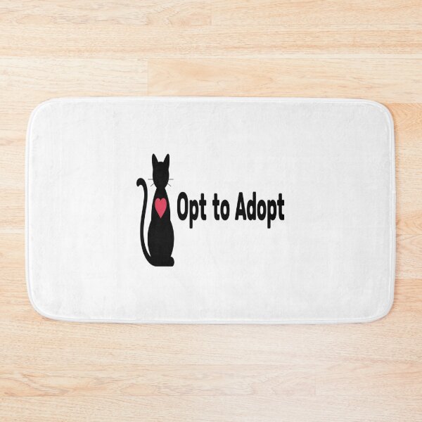 Item preview, Cat Adoption, Opt to Adopt, for Rescue Cat Lovers designed and sold by BiellaSar.