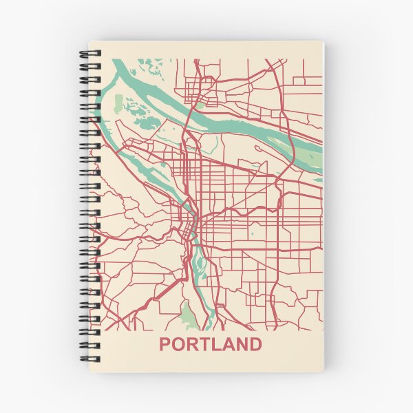 Item preview, Portland Map designed and sold by MapsByLeo.