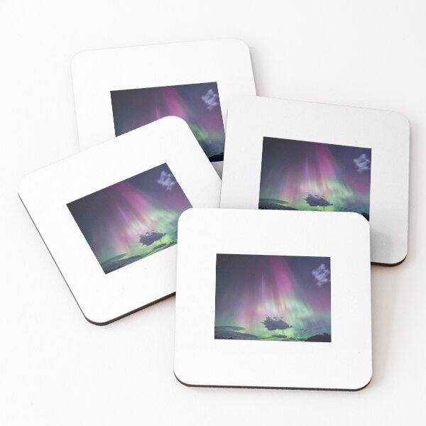Item preview, Aurora Australis over Cecil Peak designed and sold by FmmNZ.