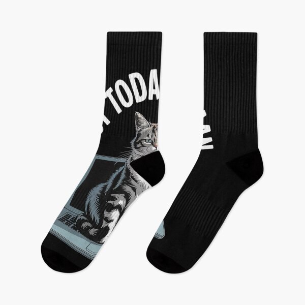 Item preview, Cat Saying Not Today Human Office Cats Remote Worker designed and sold by BiellaSar.
