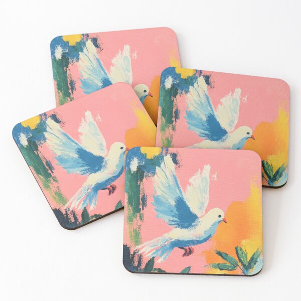 Item preview, White Dove in Fauvism Style designed and sold by ArtHouseNiklas.