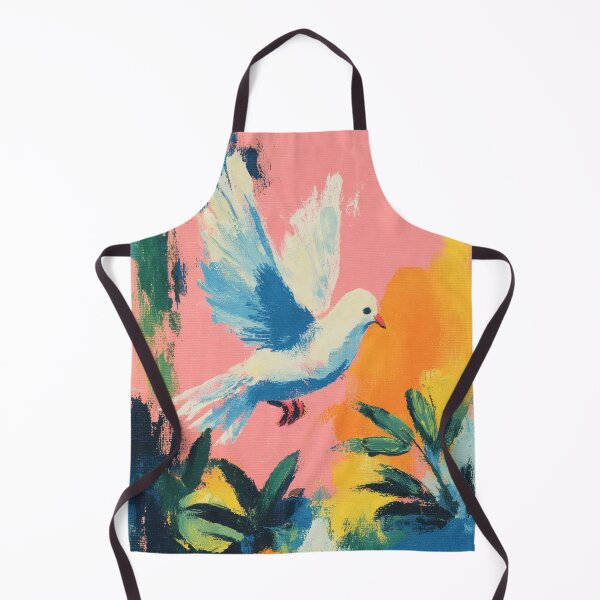 Item preview, White Dove in Fauvism Style designed and sold by ArtHouseNiklas.