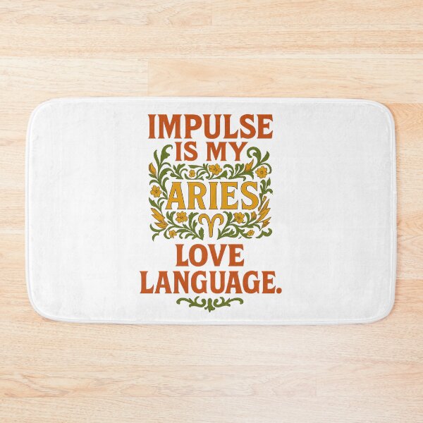 Item preview, Aries "Impulse Is My Love Language" Art Nouveau T-Shirt | Funny Zodiac Tee designed and sold by MySpiritTravels.