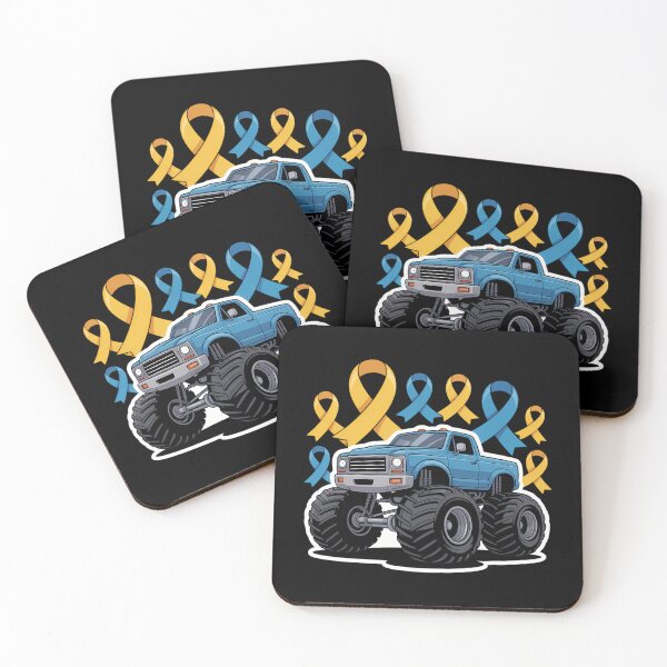 Item preview, Down Syndrome Awareness Monster Truck designed and sold by CookWorldLaughs.